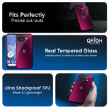 Pink Burst Glass Case for Google Pixel 9A