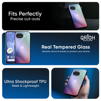 Abstract Holographic Glass Case for Google Pixel 9A