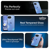 Vibrant Blue Texture Glass Case for Google Pixel 10A 5G