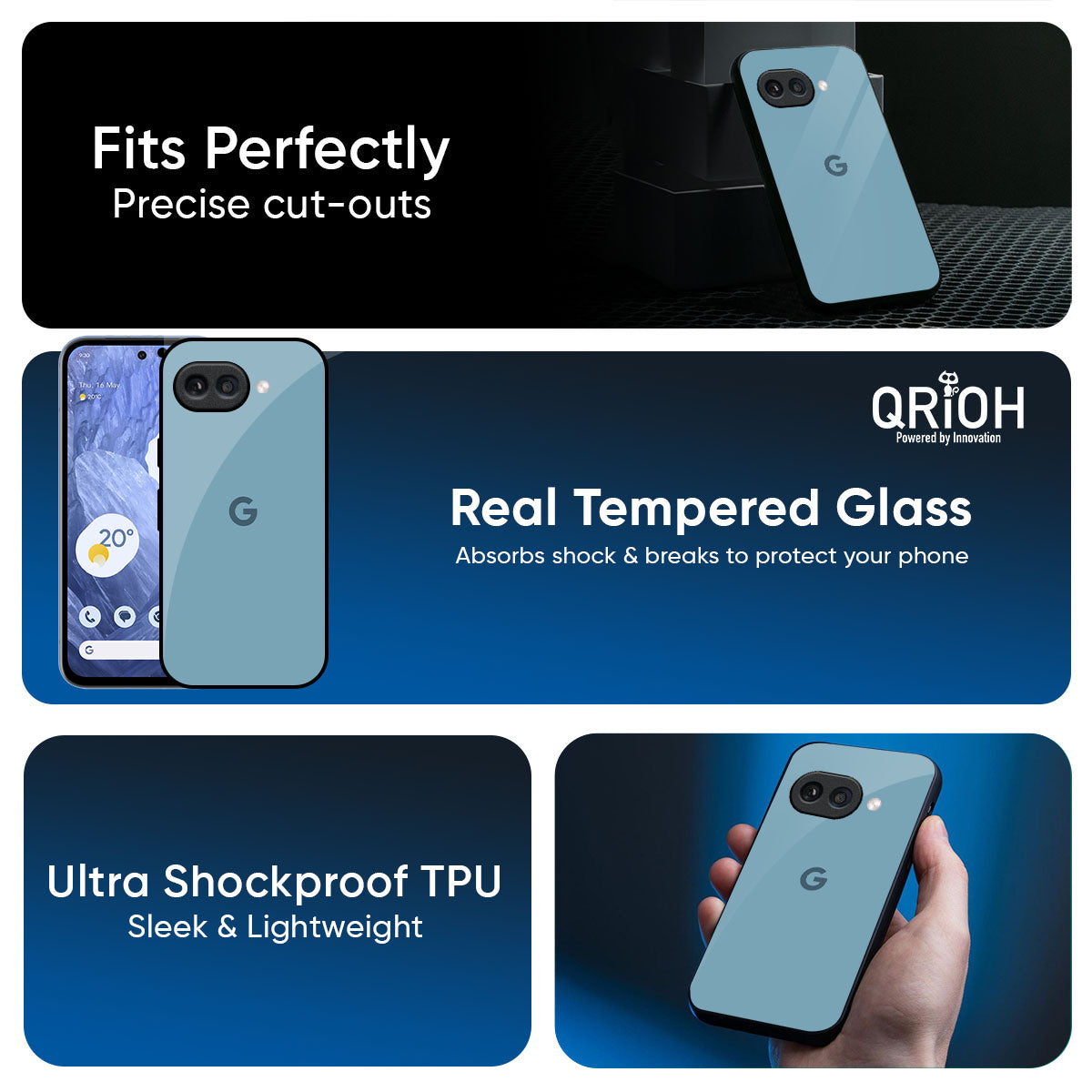 Sapphire Glass Case for Google Pixel 9A