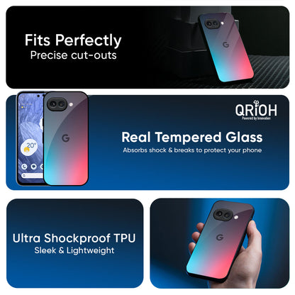 Rainbow Laser Glass Case for Google Pixel 9A