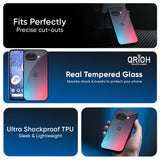 Rainbow Laser Glass Case for Google Pixel 9A