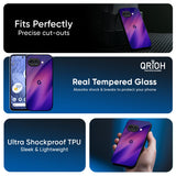 Pink Thunder Glass Case for Google Pixel 9A