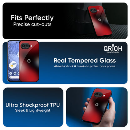 Red Garnet Glass Case for Google Pixel 9A