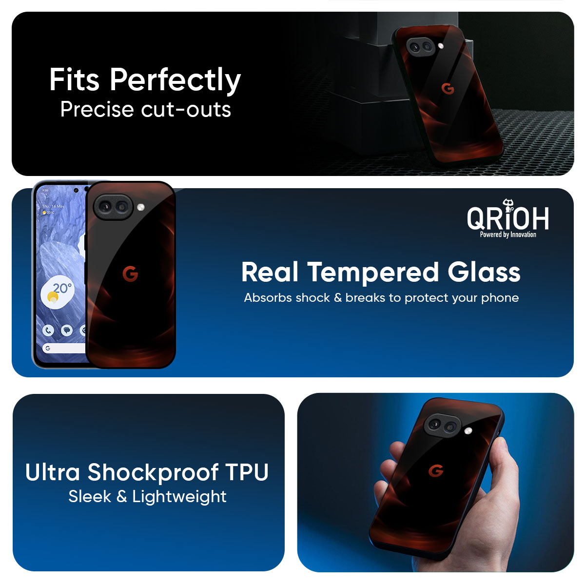 Evil Fire Glass Case for Google Pixel 10A 5G