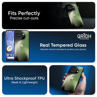 Green Tornado Glass Case for Google Pixel 9A