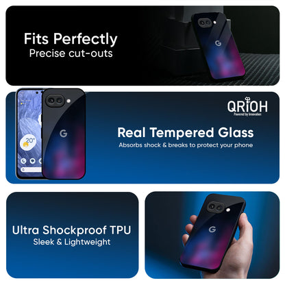 Pink Smudge Glass Case for Google Pixel 9A