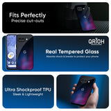 Pink Smudge Glass Case for Google Pixel 9A