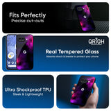 Pink Galaxy Glass Case for Google Pixel 9A
