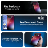 Gaussian Red Glass Case for Google Pixel 9A