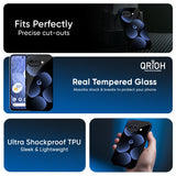 Five Blue Spots Glass Case for Google Pixel 9A