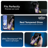 Flames Flow Glass Case for Google Pixel 9A