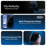 Blue Dynamic Glass Case for Google Pixel 9A