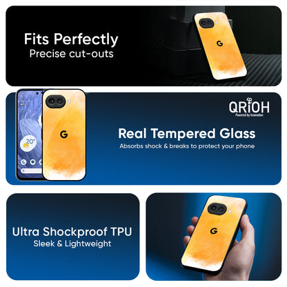 Rustic Orange Glass Case for Google Pixel 9A