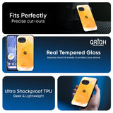 Rustic Orange Glass Case for Google Pixel 9A