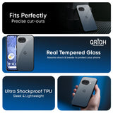 Smokey Grey Color Glass Case For Google Pixel 9A