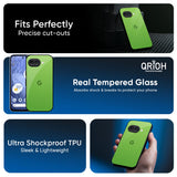 Paradise Green Glass Case For Google Pixel 9A