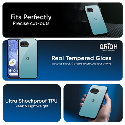 Arctic Blue Glass Case For Google Pixel 9A