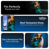 Watercolor Wave Glass Case for Google Pixel 10A 5G