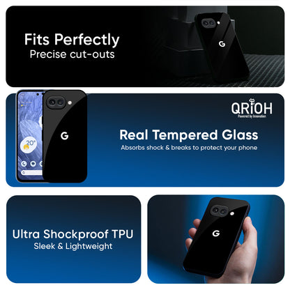 Jet Black Glass Case for Google Pixel 9A