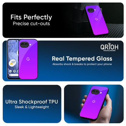 Purple Pink Glass Case for Google Pixel 9A