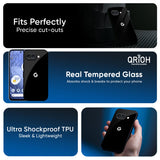 Jet Black Glass Case for Google Pixel 9A