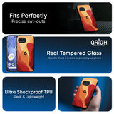 Magma Color Pattern Glass Case for Google Pixel 10A 5G