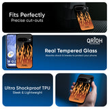 Fire Flame Glass Case for Google Pixel 10 Pro XL 5G
