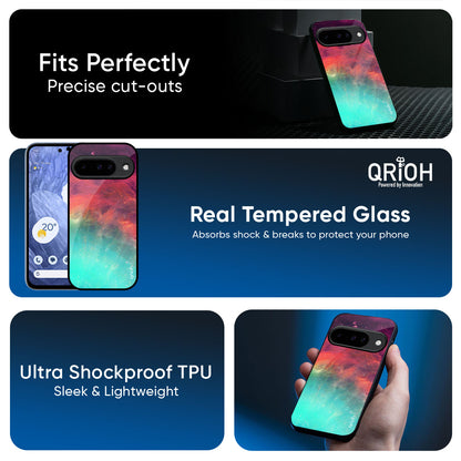 Colorful Aura Glass Case for Google Pixel 10 5G