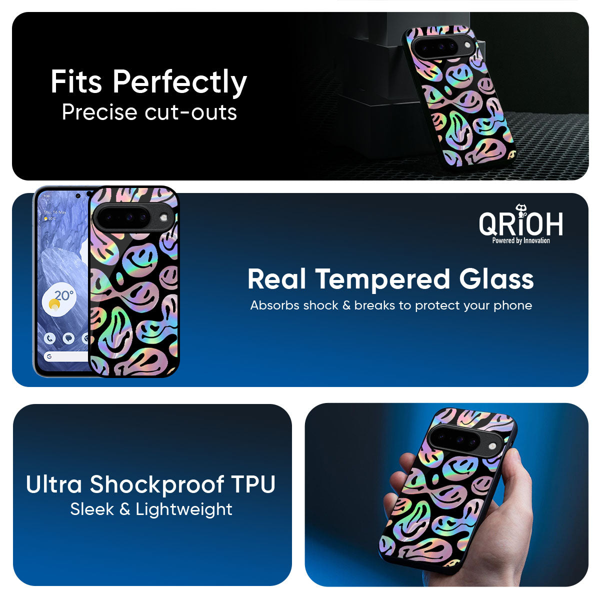 Acid Smile Glass Case for Google Pixel 10 Pro 5G