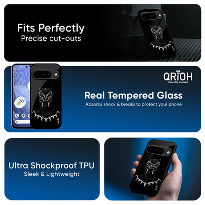 Dark Superhero Glass Case for Google Pixel 10 5G
