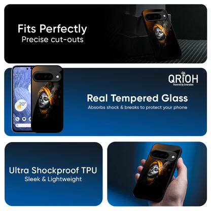 Ombre Krishna Glass Case for Google Pixel 10 5G