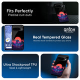 Retro Astronaut Glass Case for Google Pixel 10 Pro XL 5G
