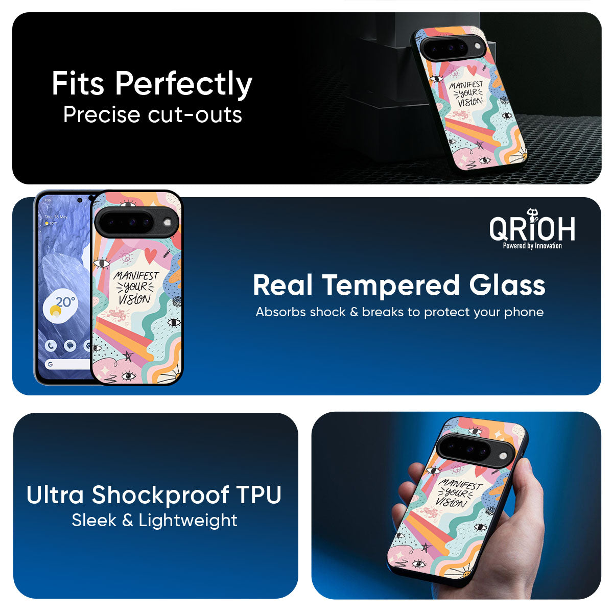 Vision Manifest Glass Case for Google Pixel 10 5G
