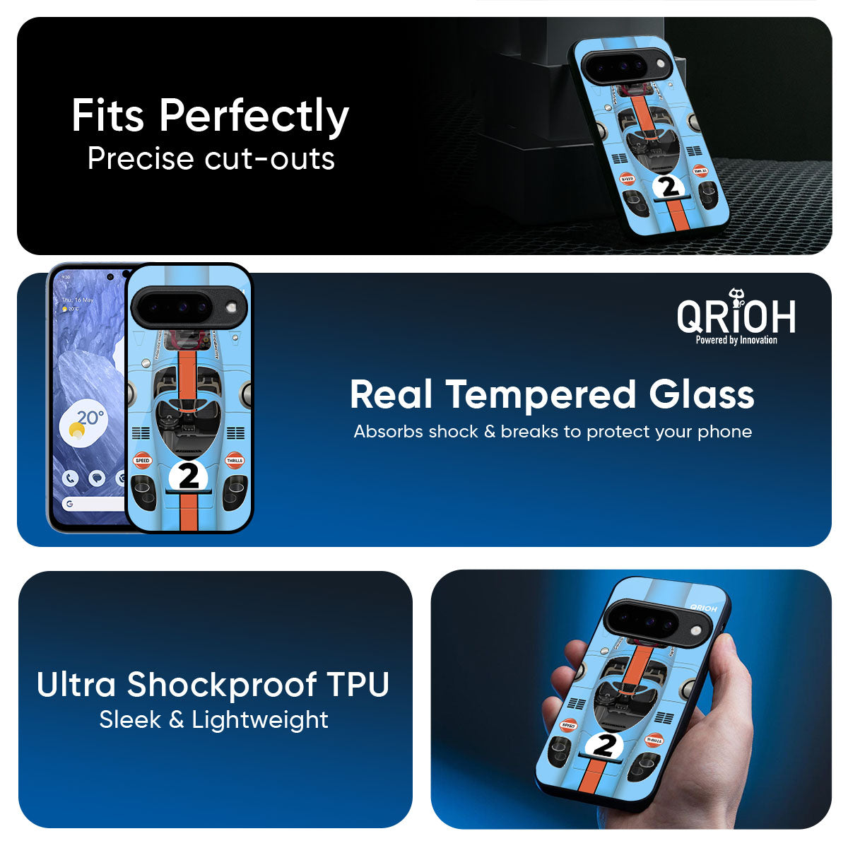 Race Laboratory Glass Case for Google Pixel 10 5G