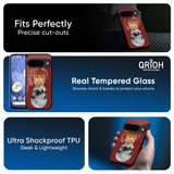Astronaut Bear Glass Case for Google Pixel 10 Pro XL 5G
