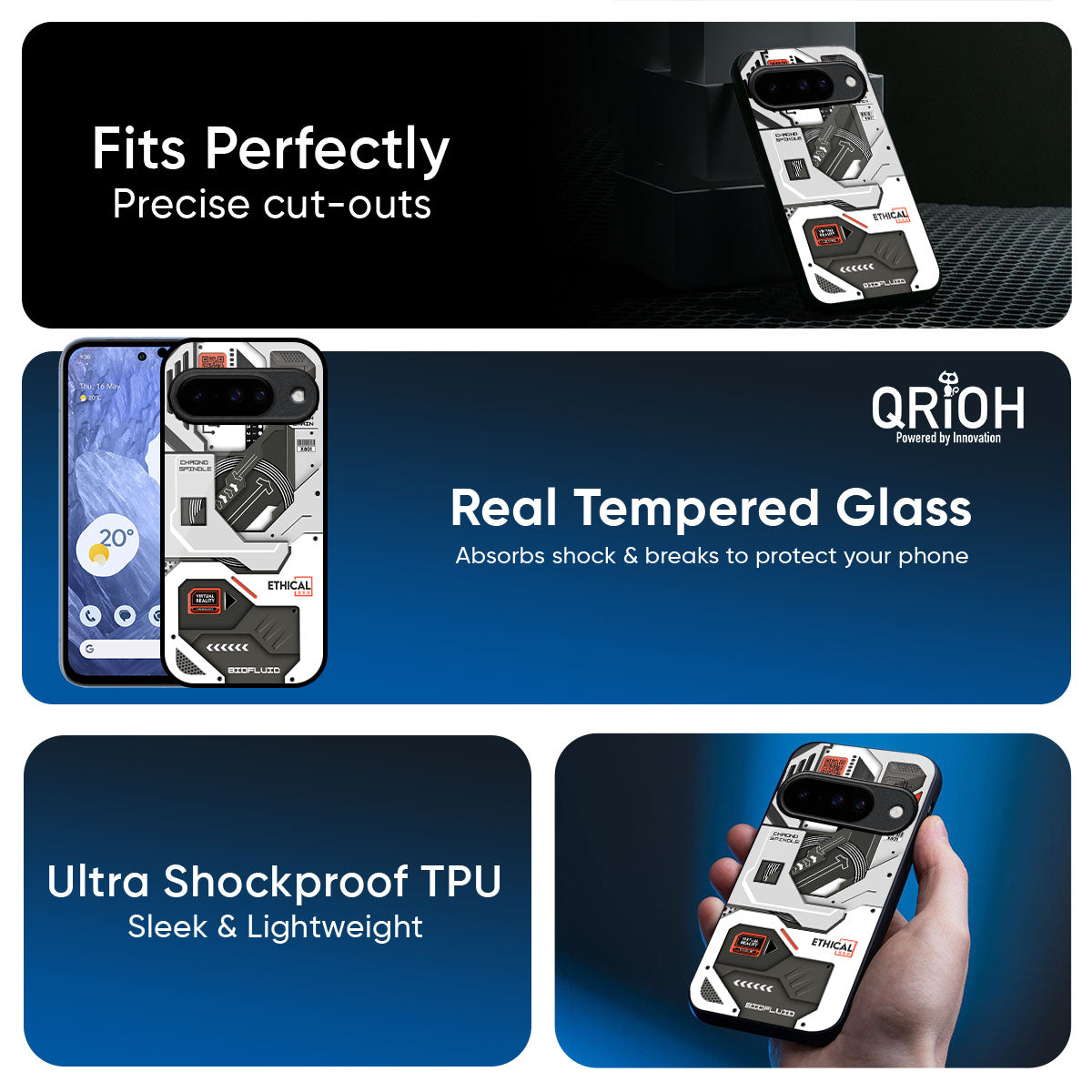 Explore Circuit Glass Case for Google Pixel 10 5G