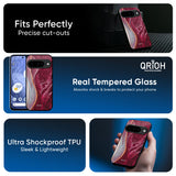 Crimson Ruby Glass Case for Google Pixel 10 Pro 5G