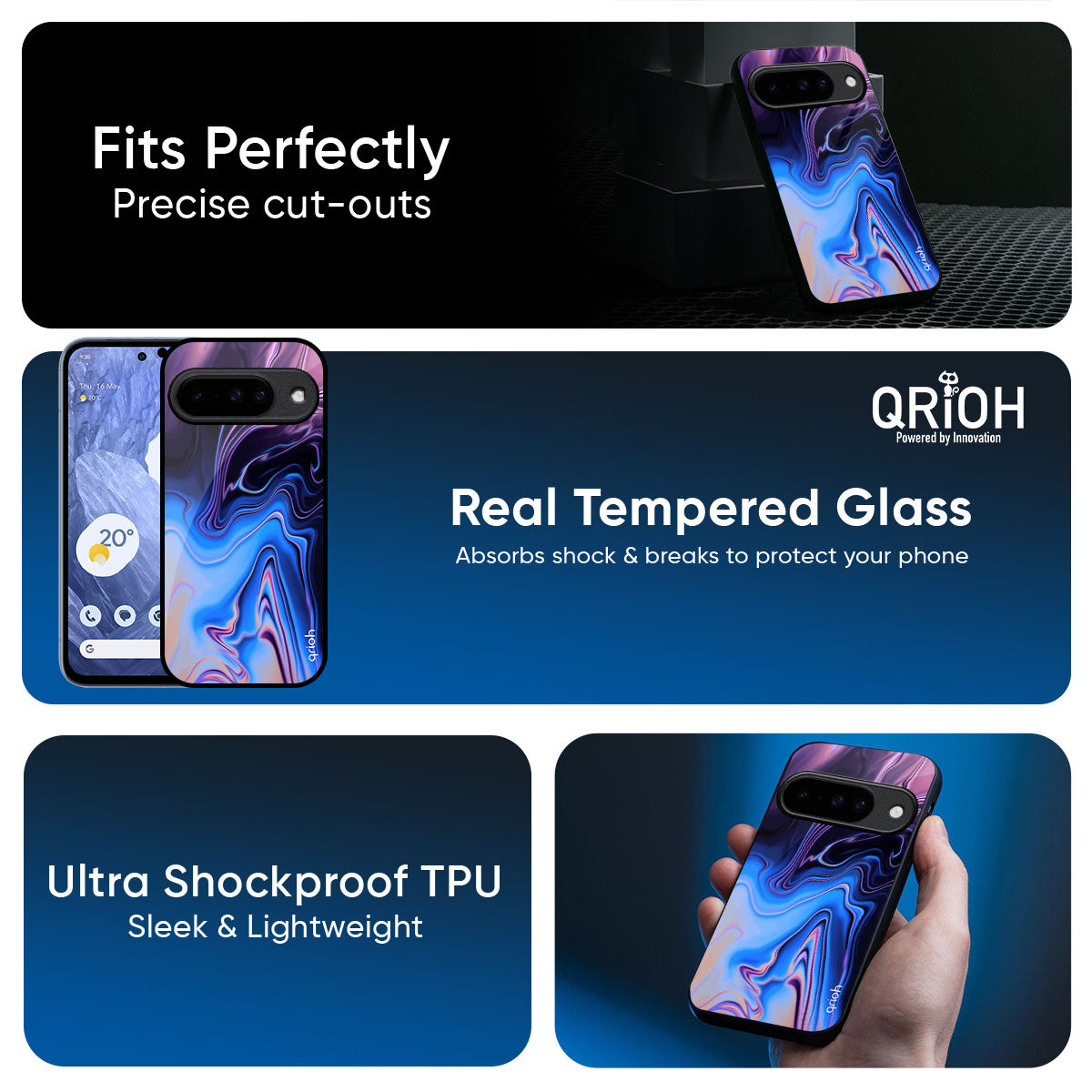 Psychic Texture Glass Case for Google Pixel 10 Pro 5G