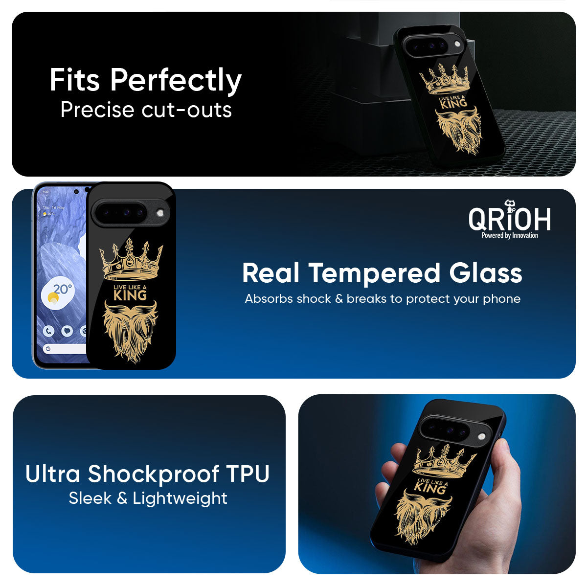 King Life Glass Case For Google Pixel 10 Pro 5G