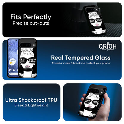 Girl Boss Glass Case For Google Pixel 10 Pro 5G