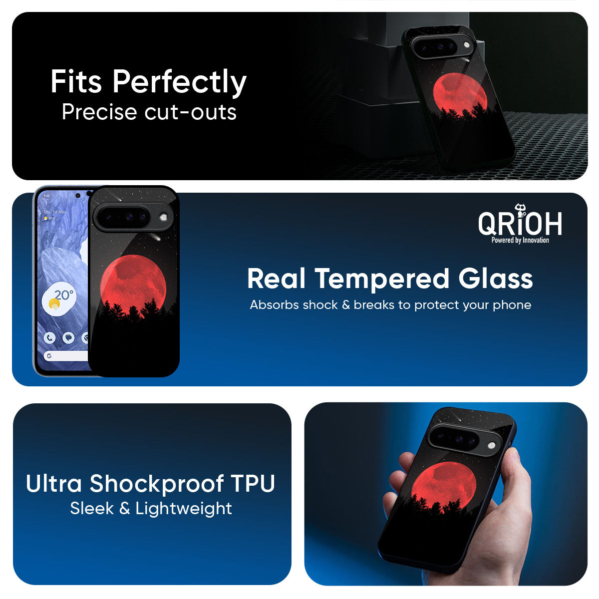 Moonlight Aesthetic Glass Case For Google Pixel 10 5G