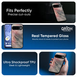 Pink And Grey Marble Glass Case For Google Pixel 10 Pro XL 5G