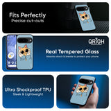 Adorable Cute Kitty Glass Case For Google Pixel 10 Pro 5G