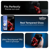Red Angry Lion Glass Case for Google Pixel 10 Pro 5G