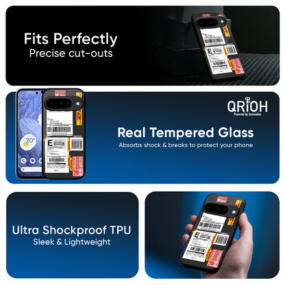 Cool Barcode Label Glass Case For Google Pixel 10 5G