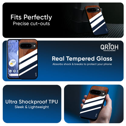 Bold Stripes Glass Case for Google Pixel 10 Pro 5G
