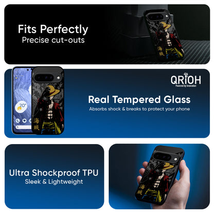 Dark Luffy Glass Case for Google Pixel 10 5G