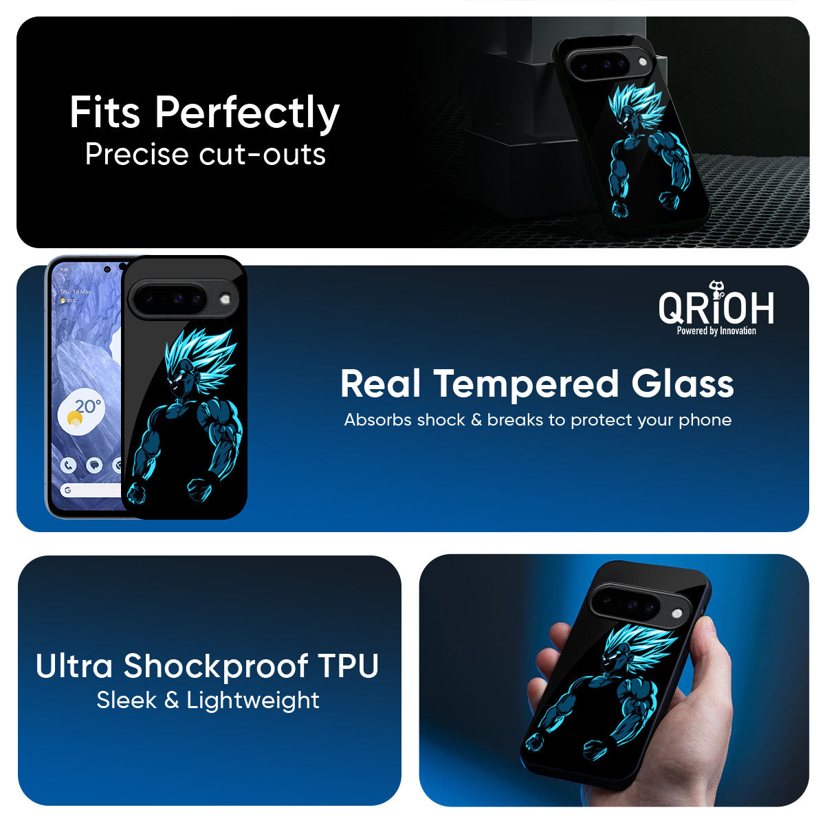 Pumped Up Anime Glass Case for Google Pixel 10 5G