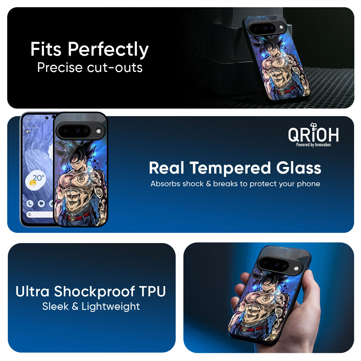 Branded Anime Glass Case for Google Pixel 10 5G